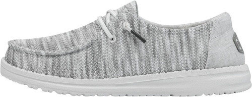 HEYDUDE WOMEN'S WENDY SOX CASUAL SHOES GLACIER GREY HEYDUDE WOMEN'S WENDY SOX CASUAL SHOES GLACIER GREY