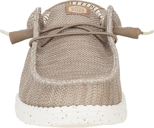 HEYDUDE MEN'S WALLY STRETCH SOX CASUAL SHOES TAN HEYDUDE MEN'S WALLY STRETCH SOX CASUAL SHOES TAN