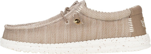 HEYDUDE MEN'S WALLY STRETCH SOX CASUAL SHOES TAN HEYDUDE MEN'S WALLY STRETCH SOX CASUAL SHOES TAN