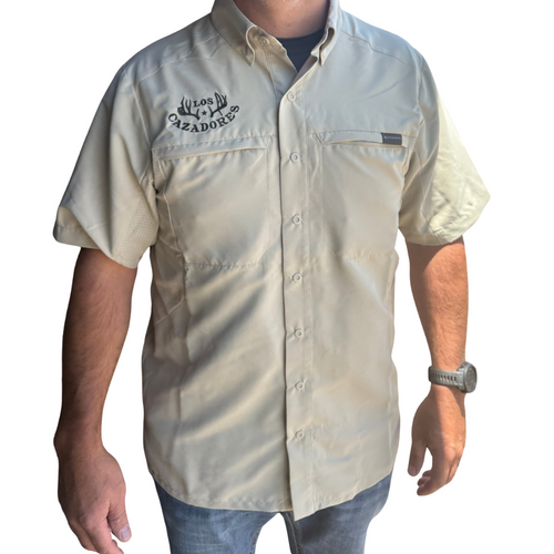 LOS CAZADORES EMBROIDERED PNUMA OUTDOORS SNAP SHOOTER SHIRT BEACHWOOD