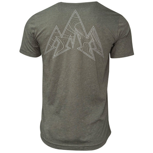 PNUMA OUTDOORS TOPO LOGO TEE SHIRT GREEN PNUMA OUTDOORS TOPO LOGO TEE SHIRT GREEN