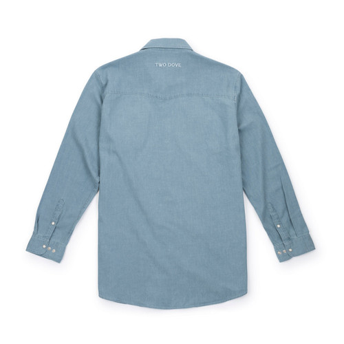 TWO DOVE OUTDOORS KLEBURG DENIM LONG SLEEVE SHIRT TWO DOVE OUTDOORS KLEBURG DENIM LONG SLEEVE SHIRT