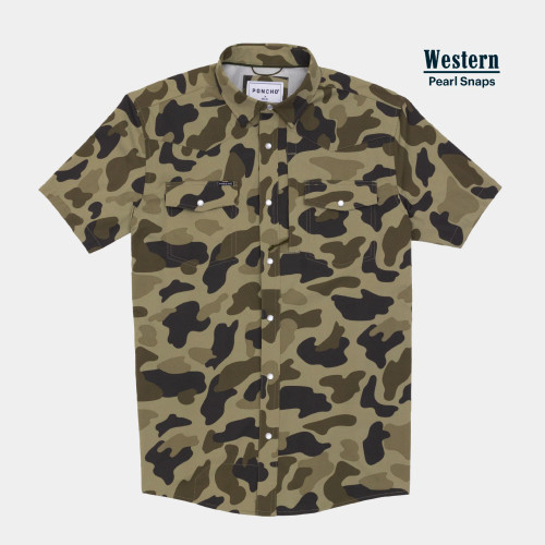 RAISED BY COYOTES JAVELINA PARADISE PEARL SNAP SHIRT - Los Cazadores