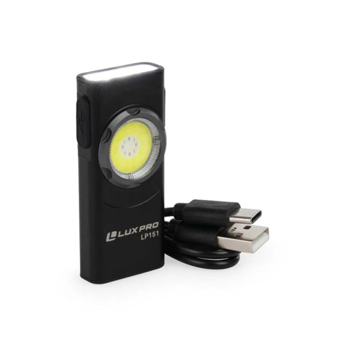 LUXPRO RECHARGEABLE HAT AND POCKET FLASHLIGHT