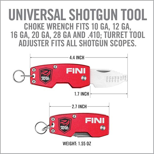 REAL AVID FINI SHOTGUN CHOKE TUBE WRENCH
