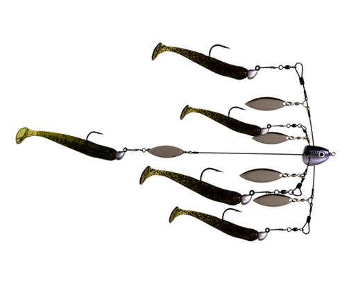 STRIKE KING TOUR GRADE TITANIUM RIG WILLOW BLADES