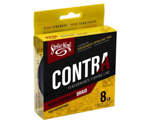 STRIKE KING CONTRA BRAID 150YD FISHING LINE