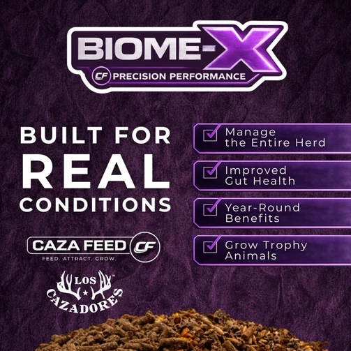 Los Cazadores BIOME-X Whitetail and Exotic Feed 50lb