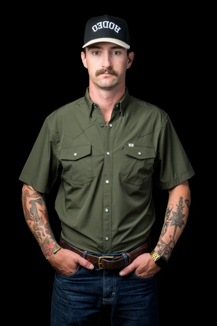 Ferrell CORE Short Sleeve Pearl Snap Shirt