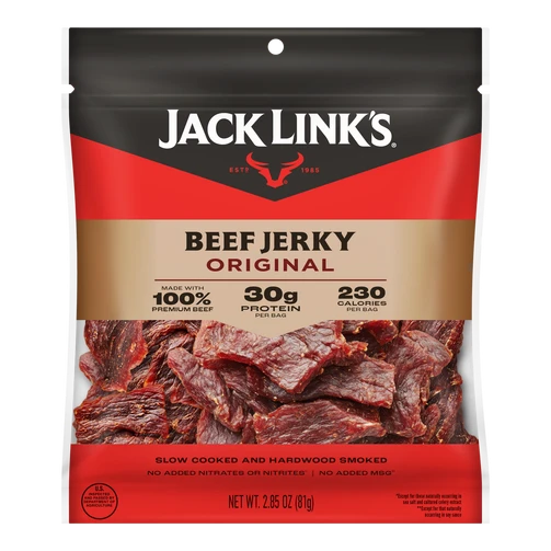 Jack Link's Original beef jerky 2.85 oz bag