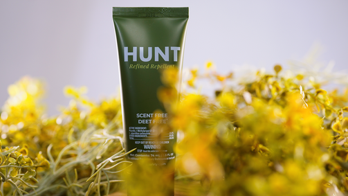 HUNT Refined Repellent Lotion Bottle — Scent-Free Formula