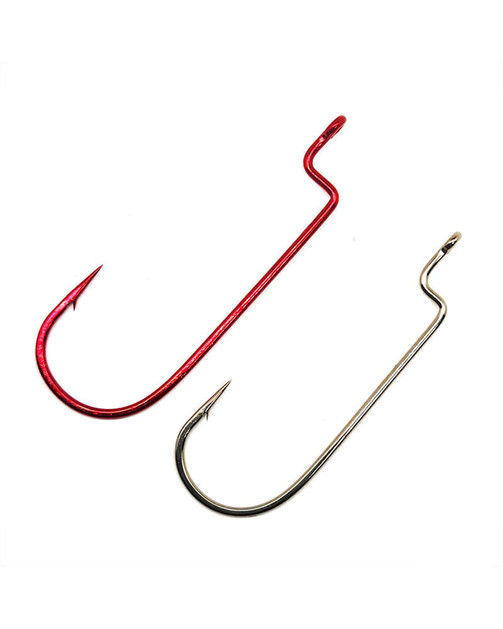 GAMAKATSU OFFSET SHANK WORM HOOK #3/0 5PK