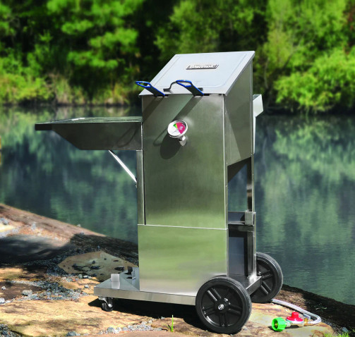 BAYOU CLASSIC STAINLESS CART FOR 4GAL FRYER