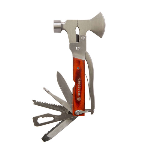 STANSPORT EMERGENCY CAMPER'S SURVIVAL 5-IN-1 MULTI TOOL