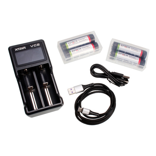 Whitebox image of accessories included with FUSION THERMAL AVENGER 55XR THERMAL SCOPE