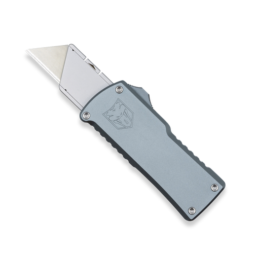 COBRATEC OTF UTILITY KNIFE GREY