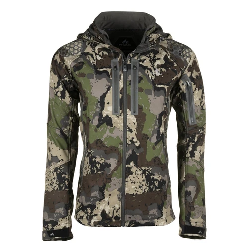 Pnuma Waypoint Jacket in Caza camo, front view