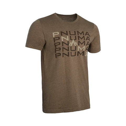 PNUMA OUTDOORS REPEAT TEE SHIRT DARK BROWN