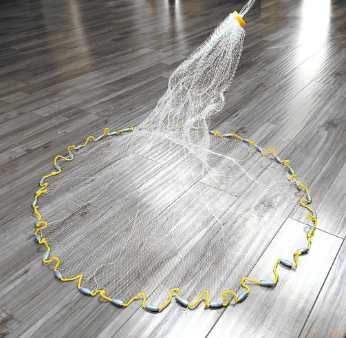 TAITEX ENTERPRISE CO. MONOFILAMENT BIG MOUTH CAST NET 4FT X 3/8IN