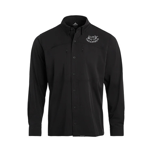 LOS CAZADORES EMBROIDERED PNUMA OUTDOORS LONG SLEEVE SHOOTER SHIRT METEORITE