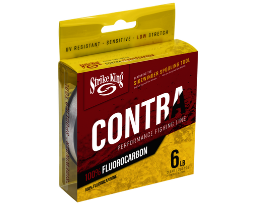 STRIKE KING CONTRA FLOUROCARBON 200 YARD FISHING LINE
