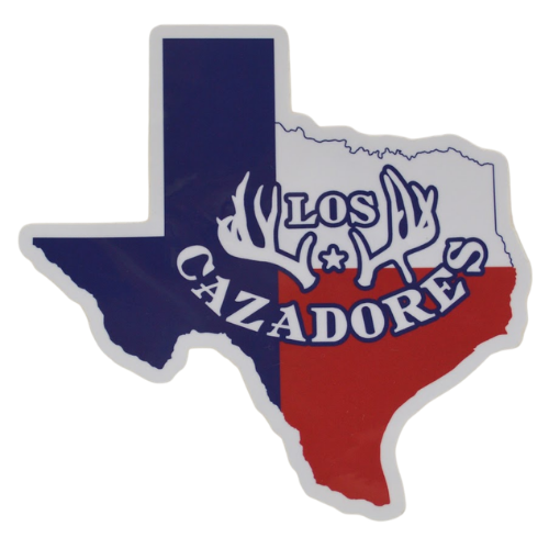 LOS CAZADORES TEXAS STICKER