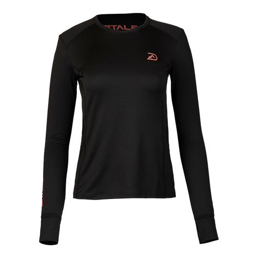 DITALE OUTDOORS EVE LONG SLEEVE PERFORMANCE TOP BLACK