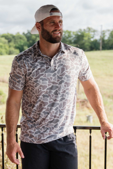 BURLEBO PERFORMANCE POLO CLASSIC DEER CAMO