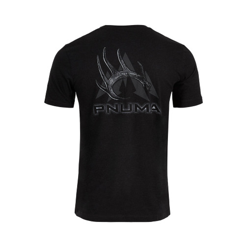 PNUMA OUTDOORS DARK WHITETAIL TEE SHIRT BLACK