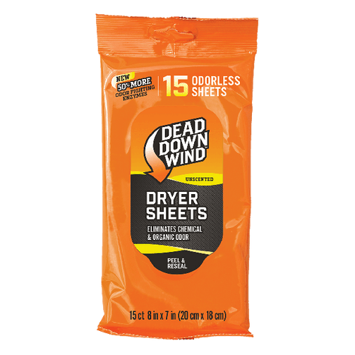 DEAD DOWN WIND DRYER SHEETS 15 COUNT