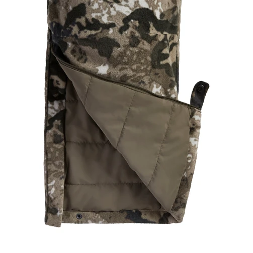 Pnuma Vintis Pant with the full-length side zip open showing the lining