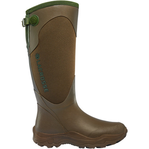 LACROSSE LADIES ALPHA AGILITY 15" SNAKE BOOT BROWN/GREEN