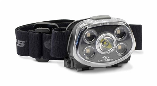Cyclops Force XP 350 lumen headlamp with adjustable head strap