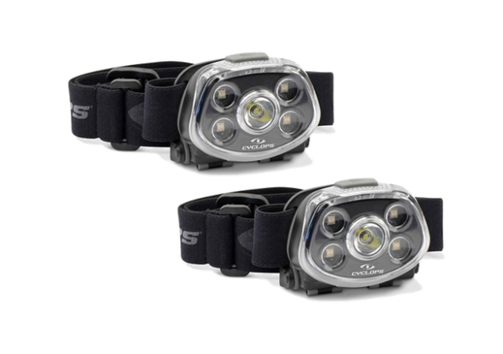 Cyclops Force XP 350 lumen headlamp 2 pack