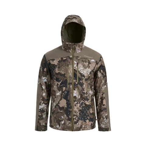 Pnuma Torrent Jacket in Caza OV camo, front view