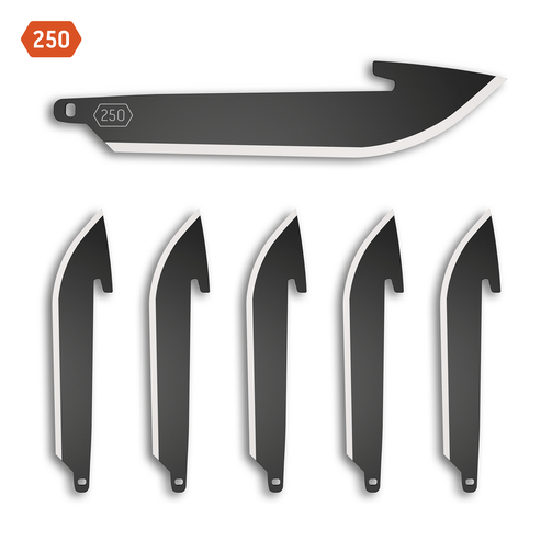 OUTDOOR EDGE CUTLERY 2.5" DROP-POINT BLADE PACK BLACK