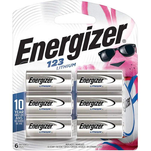 ENERGIZER 123 LITHIUM BATTERIES