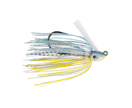 Strike King Hack Attack Heavy Cover Swim Jig in Sexy Shad – weedless bass fishing jig