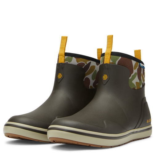 LACROSSE ALPHA DECK 6" BOOT BLACK OLIVE/CAMO