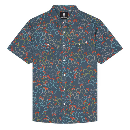 RAISED BY COYOTES JAVELINA PARADISE PEARL SNAP SHIRT