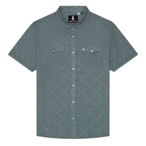 Raised By Coyotes Pearl Snap Shirt