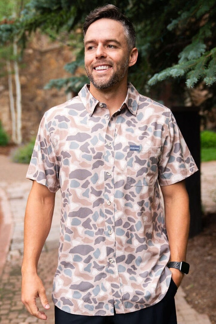 BURLEBO PERFORMANCE BUTTON UP SHIRT