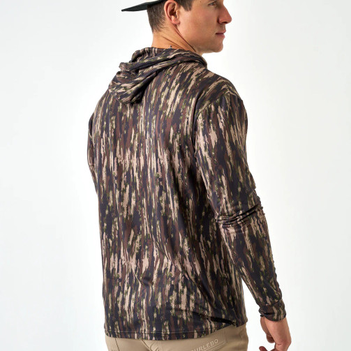 BURLEBO PERFORMANCE HOODIE MIDLAND CAMO
