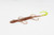 Zoom Bait Company Lizard 6 inch soft plastic bait. Color is pumpkin chartreuse.