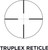 SIMMONS TRUPLEX .22 MAG 3-9X32MM RIFLESCOPE WITH SCOPE RINGS