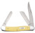 CASE MEDIUM STOCKMAN FOLDING KNIFE WITH YELLOW SYNTHETIC CS HANDLE