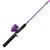 ZEBCO YOUTH SPLASH JR SPINCAST ROD & REEL COMBO 4FT 2-PIECE PURPLE