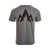 PNUMA OUTDOORS SIDE SWIPE TEE SHIRT GREY