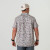BURLEBO PERFORMANCE BUTTON UP SHIRT CLASSIC DEER CAMO