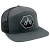 PNUMA OUTDOORS HEX FLAT BRIM TRUCKER CAP CHARCOAL